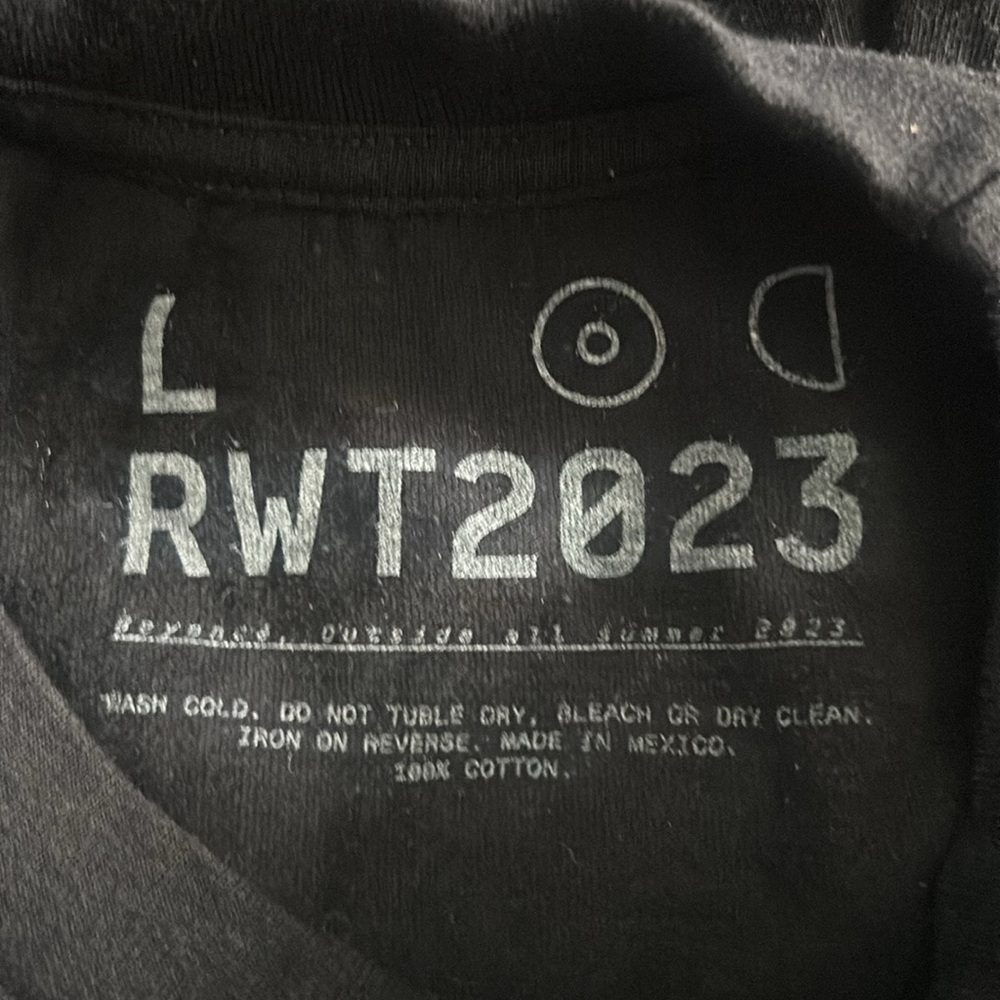 Beyonce Renaissance Tour Shirt Cowboy Hat Cowgirl Manufacturer Distressing Large - Picture 7 of 7